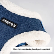 Set Ham Plush + lesă, ajustabil, pentru câini și pisici