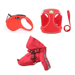 Set complet plimbare roșu