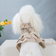 Petora M Haină cu lesă pentru căței bej HH1014