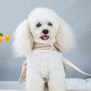 Petora M Haină cu lesă pentru căței bej HH1014