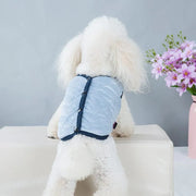 Petora Haină pentru căței cyan HH1007