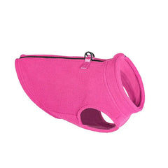 Haină pentru căței, cu suport lesă, roz, HH1012