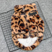 Haină pentru căței, imprimeu leopard, HH1018