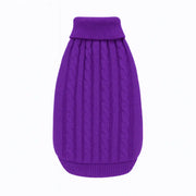 Petora Haină pentru căței, model tricotat, HH1016, mov