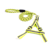 Petora Ham ajustabil cu lesă pentru căței galben HC1030