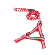 Petora Ham ajustabil cu lesă pentru căței roșu HC1030