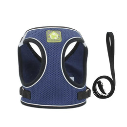 Petora Ham cu lesă ajustabil pentru căței bleumarin HC1021