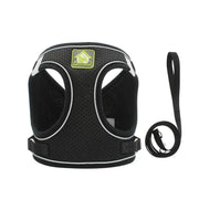 Petora Ham cu lesă ajustabil pentru căței negru HC1021