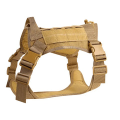 Ham militar ajustabil pentru căței, maro, HC1036