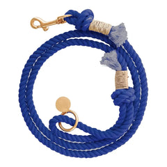 Lesă funie pentru căței, lungime 1.5m, albastră, LS1004