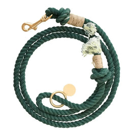 Petora Lesă funie pentru căței, lungime 1.5m, verde-închis, LS1004