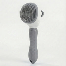 Perie de îngrijire pentru căței și pisici, curățare ușoară, gri, P1001