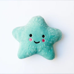 Jucărie interactivă cu sunet pentru câini, stea din pluș catifelat, 11 cm