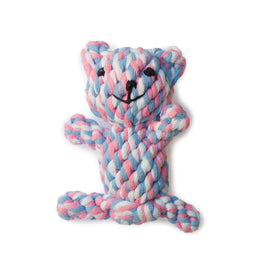 Jucărie de ros pentru câini din sfoară, ursuleț, 13cm