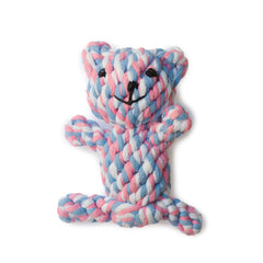 Jucărie de ros pentru câini din sfoară, ursuleț, 13cm