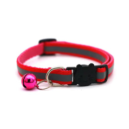 Zgardă reglabilă pentru pisici și căței, rose-red, ZC1021